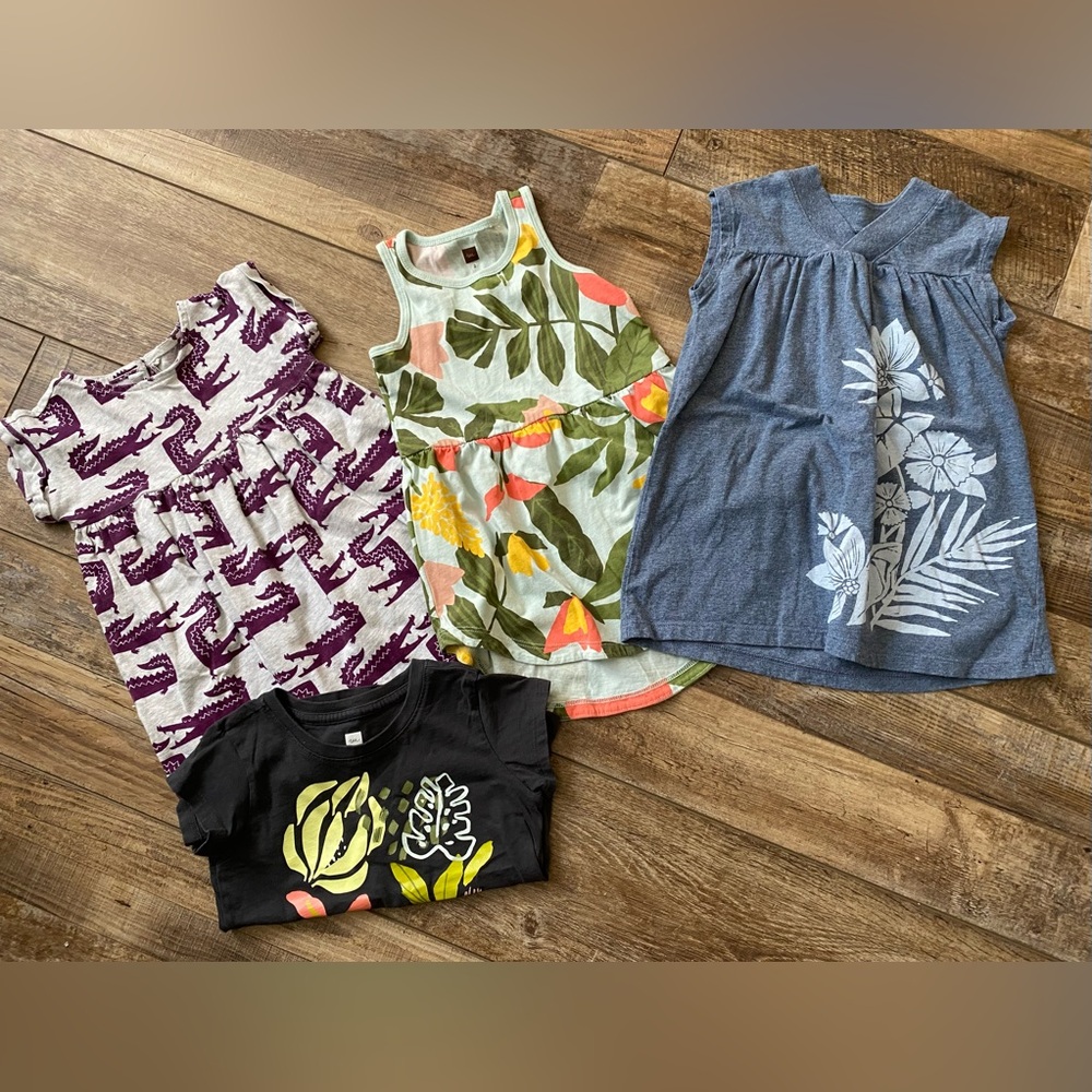 Tea Collection Kids Tank Tops - Purple, Green, Blue, Black